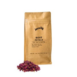 Jovvily Rose Petals - 4oz - Edible - Relaxing - Fresh Aroma