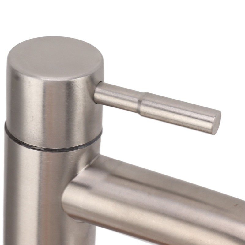 Kitchen Faucet Single Hole Stainless Steel Single Cold Sink Faucet