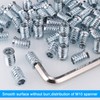 Zocipro Pack of 60 wooden screw-in nuts, M10 x 25,