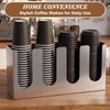 Sawysine Stainless Steel Coffee Cup and Lid Organizer Holder 4