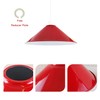 DCVOLTAGE 2 Pack Modern Ceiling Lamp Shade Pink Metal Cone