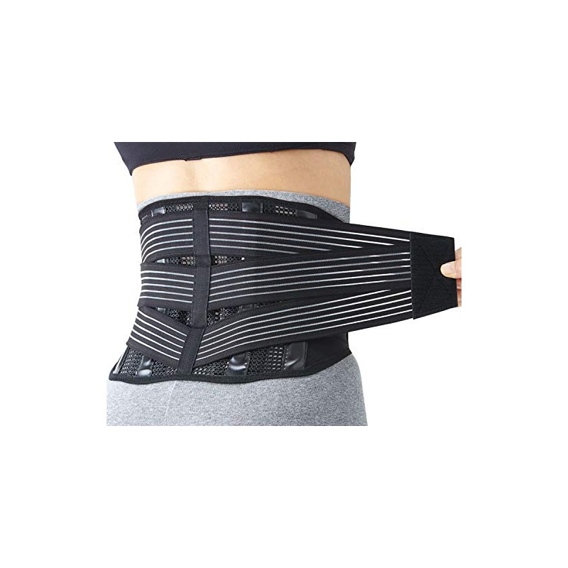 三進興産 sorubo Breeze, Softness Lower Back Guard Triple Support Black