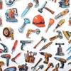 50Pcs Collection of Hand Tool Stickers for Toolbox Cool Tool