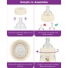 Silicone Nipple for MAM Easy Start Bottle,Easy Active Bottle and