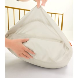 ONE CODE Ivory Full Sheets Set 4 Piece, Series Soft Certified Recycled Microfiber Full Bed Sheets Set,Wrinkle Free & Breathable,Oeko-Tex Sheets,16" Deep Pockets Full Size Sheets(Full,Ivory)