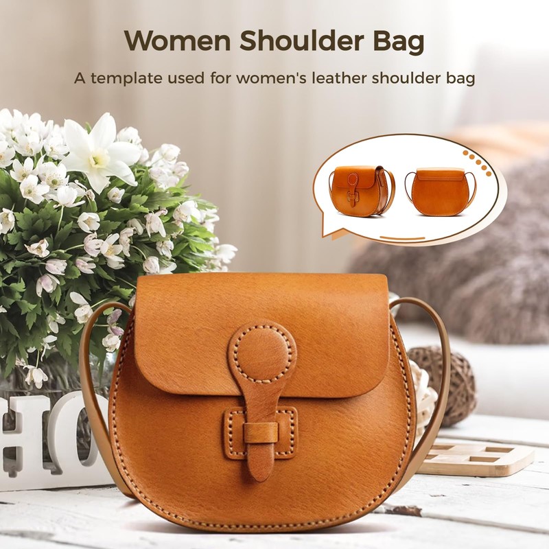 Acrylic Template Leather Pattern for Shoulder Bag Making, Template Kit