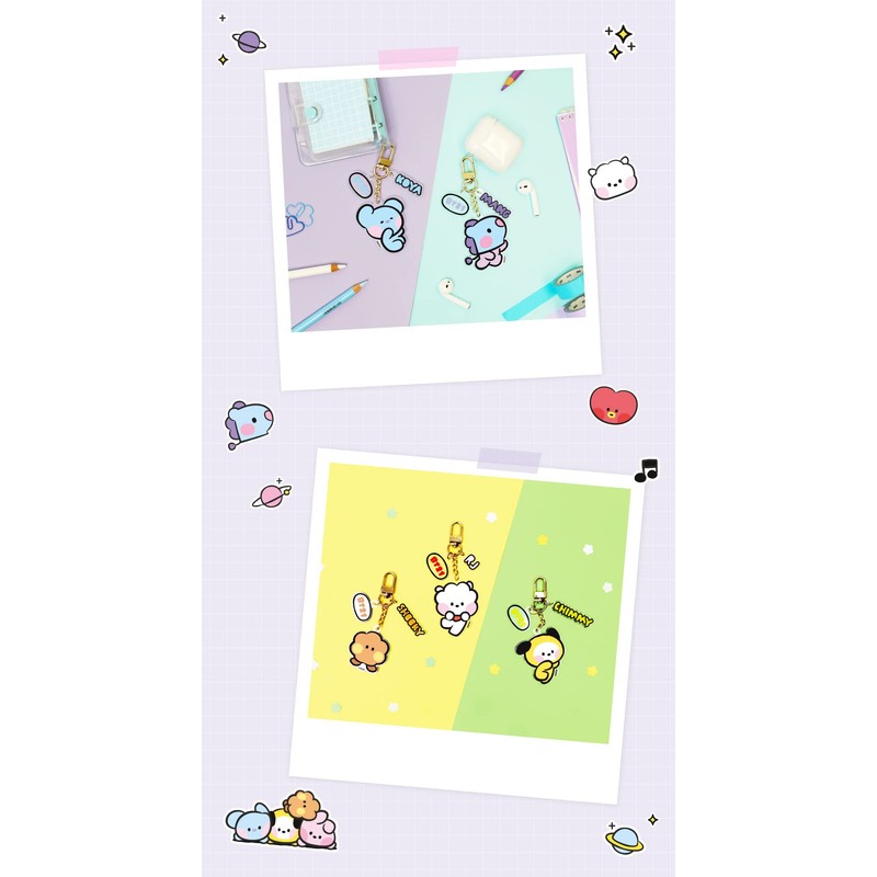 Solomon Shoji BT21 Minini Acrylic Key Ring (SHOOKY) ACRYLIC KEYRING