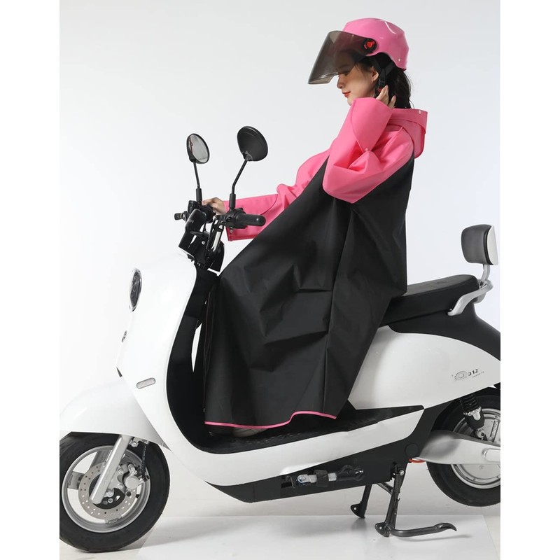 Yuanli Women's Bicycle Raincoat, High School Students, Rain Wear, Backpack
