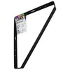 Wake Sangyo Triangular Shelf Bracket, Black, 9.8 x 11.8 inches
