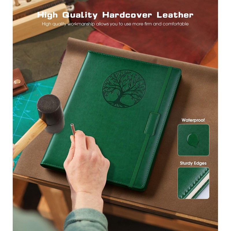 Biuwory Lined Journal Notebook for Women Men,256 Pages A4 Large