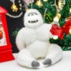 Snowman Christmas Tree Topper, 11 Inch Poseable Handmade Snow Monster
