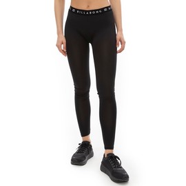 Billabong Women's LOGO BAND UV LEGGINGS Swim Shorts, white