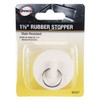 Danco 1-1/2 inch Rubber Drain Stopper, White, Carded, 80227