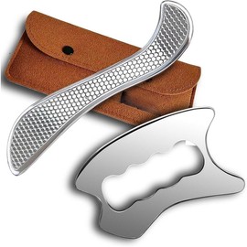 Stainless Steel GuaSha Muscle Scraper Tools Set,Scar Tissue Tool,Physical Therapy Tools,Muscle Scraping Tool,Massage Scraper,IASTM Tools,Soft Tissue Massage Tool gu asha - Style: S2X
