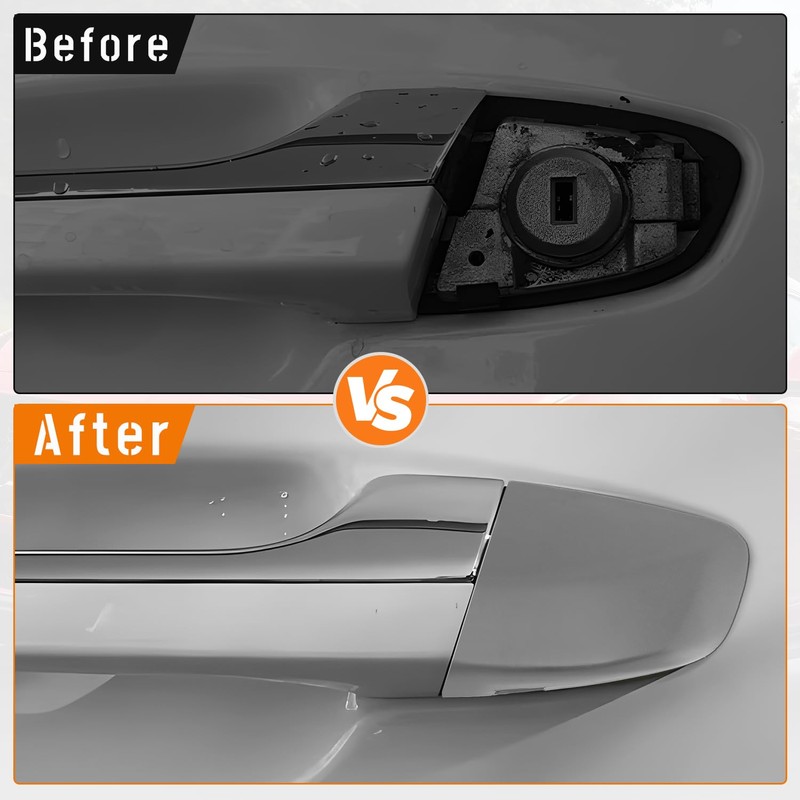 AMSPRAC 82652-M6110 Exterior Door Handle Cover fit for Kia Forte