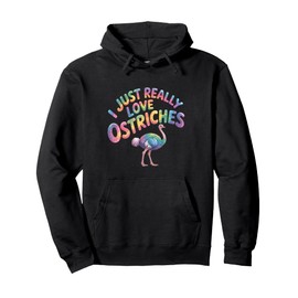 Funny Ostrich Meme I Just Really Love Ostriches Pullover Hoodie