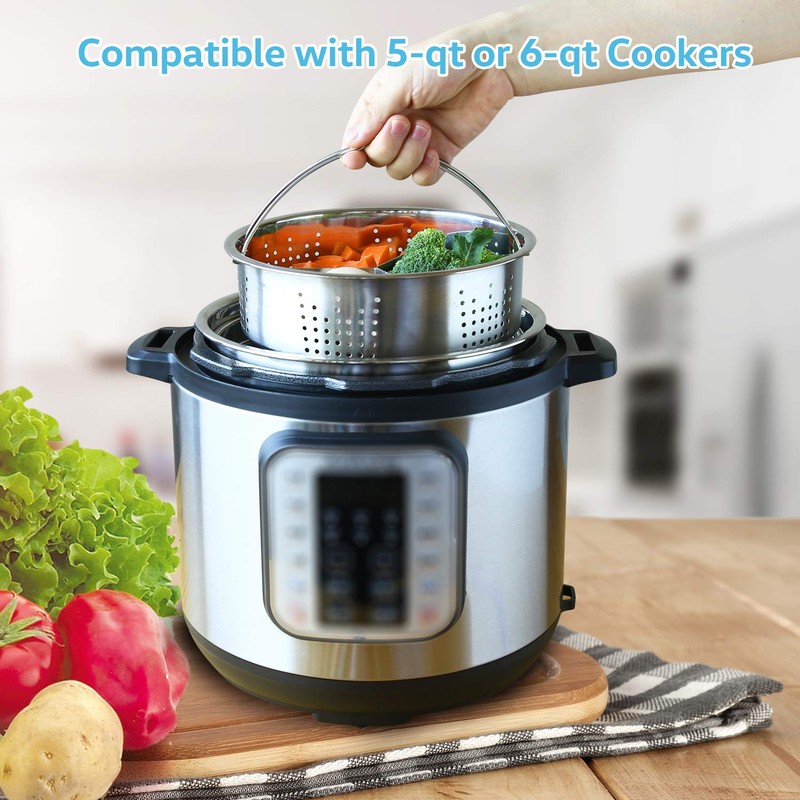 Haswe Steamer Basket for instant Pot Pressure Cooker, Accessories Set