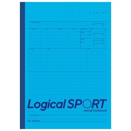 Nakabayashi Logical Sports Notebook, B5, Blue, No-B590AB