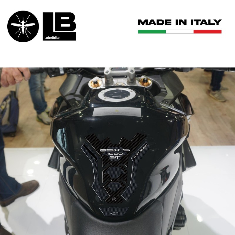 labelbike - 3D sticker protection tank PAD compatible with Suzuki