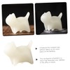 BIUDECO Glowing Stone Cat Figurine Creative Glow Dark Cat Statue