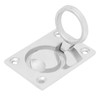 4 Pcs 63x44mm Square Flush Pull Ring Handles 316 Stainless