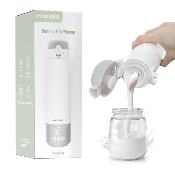 Portable Milk Warmer for Travel, Bottle Warmer for Breastmilk and
