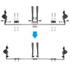 10L0L Universal 2 Passenger Golf Cart Seat Belts for Yamaha,