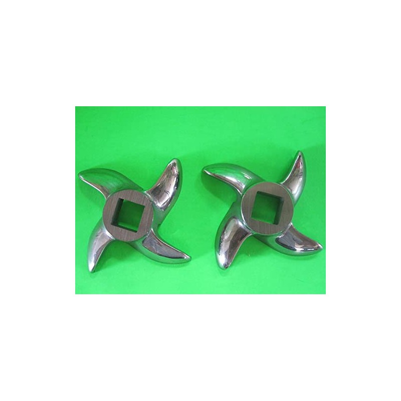 TWIN PACK Meat Grinder Knife Blade Size 22 fits LEM,