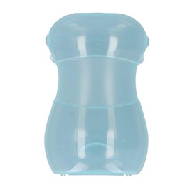Baby Squeeze Proof Holder, Squeeze-proof Reversible Box, Transparent, Squeeze-Proof, Puree Bags, Feeding, No Mess, Reusable Container for Juice Box (Green)