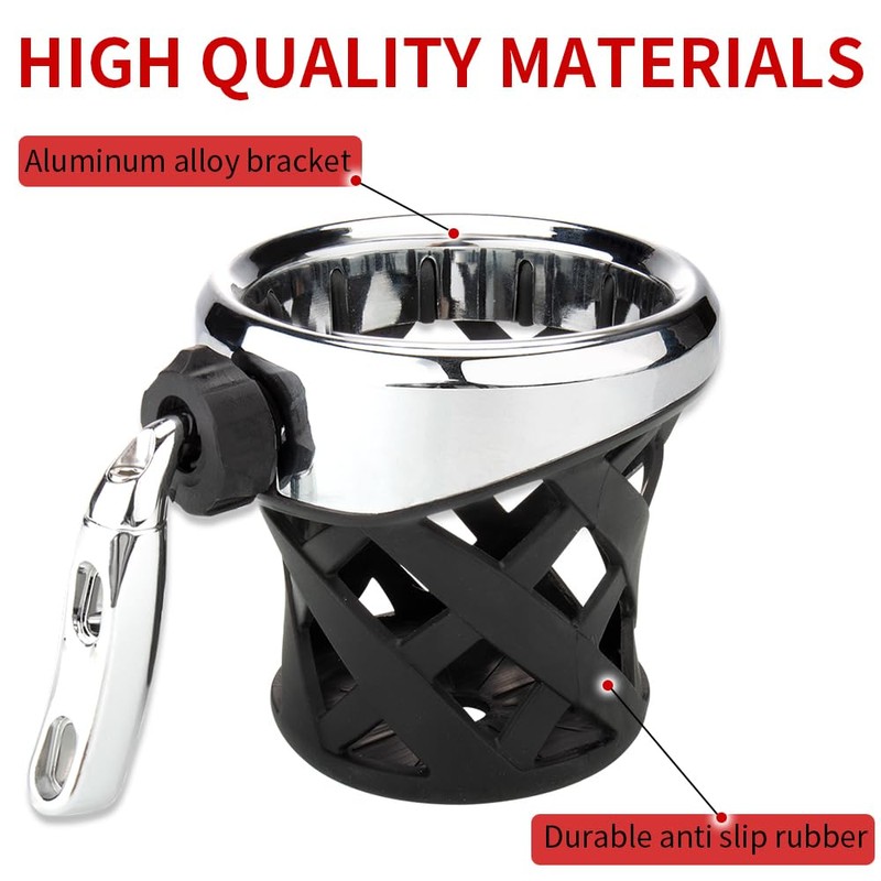 Goldwing GL1800 Motorcycle Handlebar Cup Holder Water Bottle Drink Holder