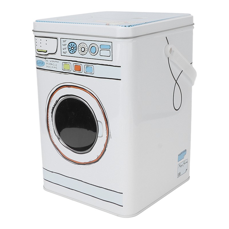 Laundry Powder Metal Box Large Capacity Metal Laundry Detergent Canister