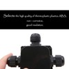 5 PCS Waterproof Black IP68 Plastic Cable Wire Connector Gland