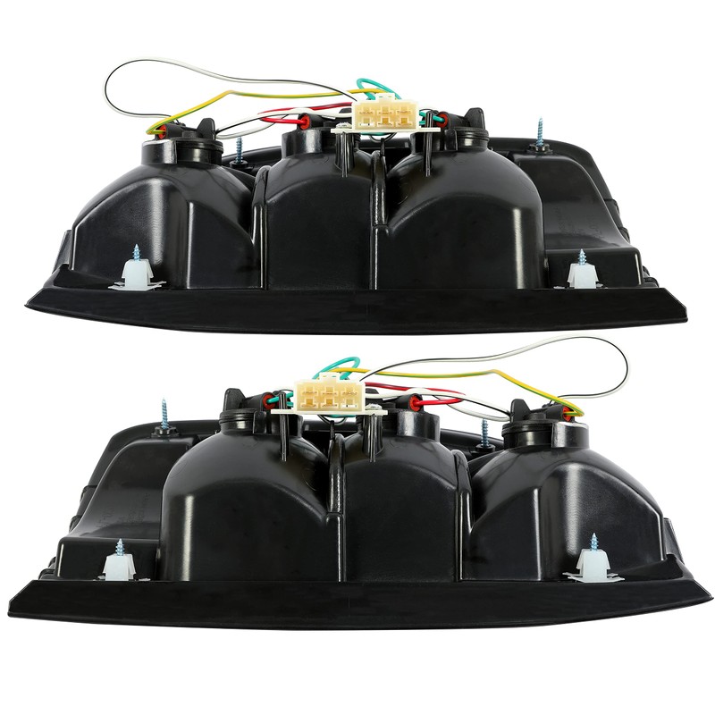 HECASA Tail Light Compatible with 1995-2000 Toyota Tacoma Pair Signal
