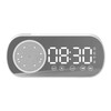 Bluetooth Speaker Clock Multifunctional Smart Digital Mirror Alarm Clock for