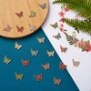 COGCHARGER Pack of 25 Butterfly Rhinestone Charm Pendants Colourful Alloy