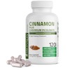 Bronson Cinnamon Plus Chromium Picolinate Supplement, High Potency Chromium, Non-GMO,
