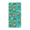 Naanle Tropical Cute Cartoon Monkey Banana Print Soft Highly Absorbent