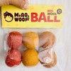 Miao and Woof Wool Cat Balls – 6-Pack Soft Felt
