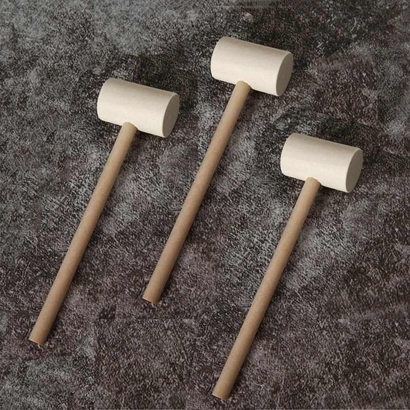 36 Pcs Mini Wooden Hammer Creative Pounding Educational Mallet for