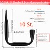 Moundnaik Garage Storage Hooks, Heavy Duty Wall Mount, J Utility