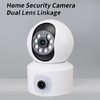 Denash Dual Lens Security Camera, 1080P HD Wireless with 355°