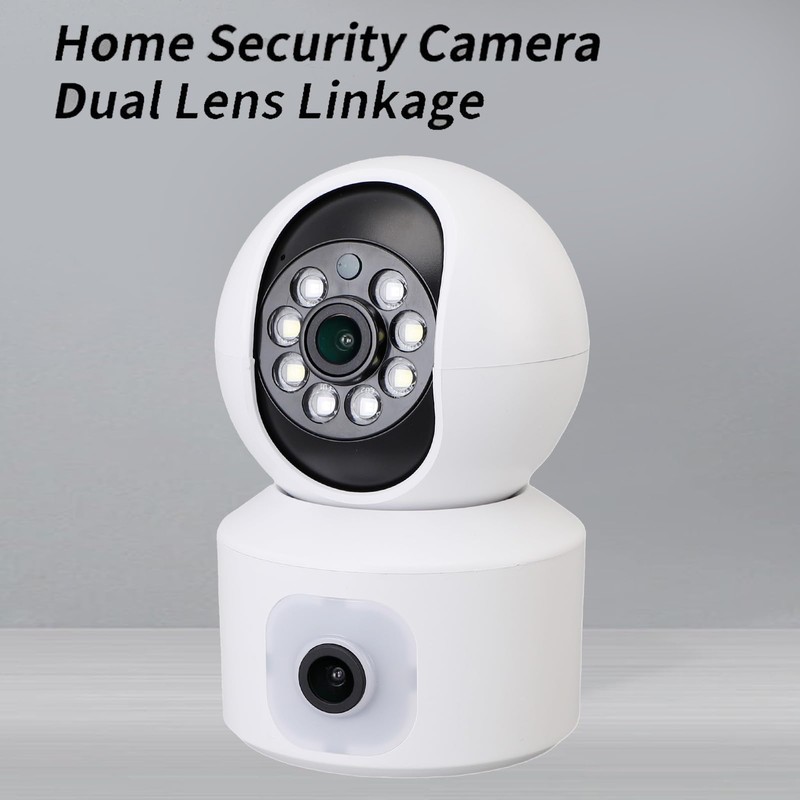 Denash Dual Lens Security Camera, 1080P HD Wireless with 355°
