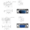 PENGLIN 10 x DB9 plug and 10 x socket soldering
