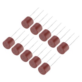 QUARKZMAN Pack of 50 Miniature Cylinder Fuse DIP Mounted Miniature Round Slow Blow Fine Fuses Assortment Micro Fuse for Electronic Parts PCB LCD Repair, T5A 5A 250V, Red