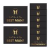 GroomBrideGifts 8 Pieces Groomsman Proposal Cards 6 Will You Be