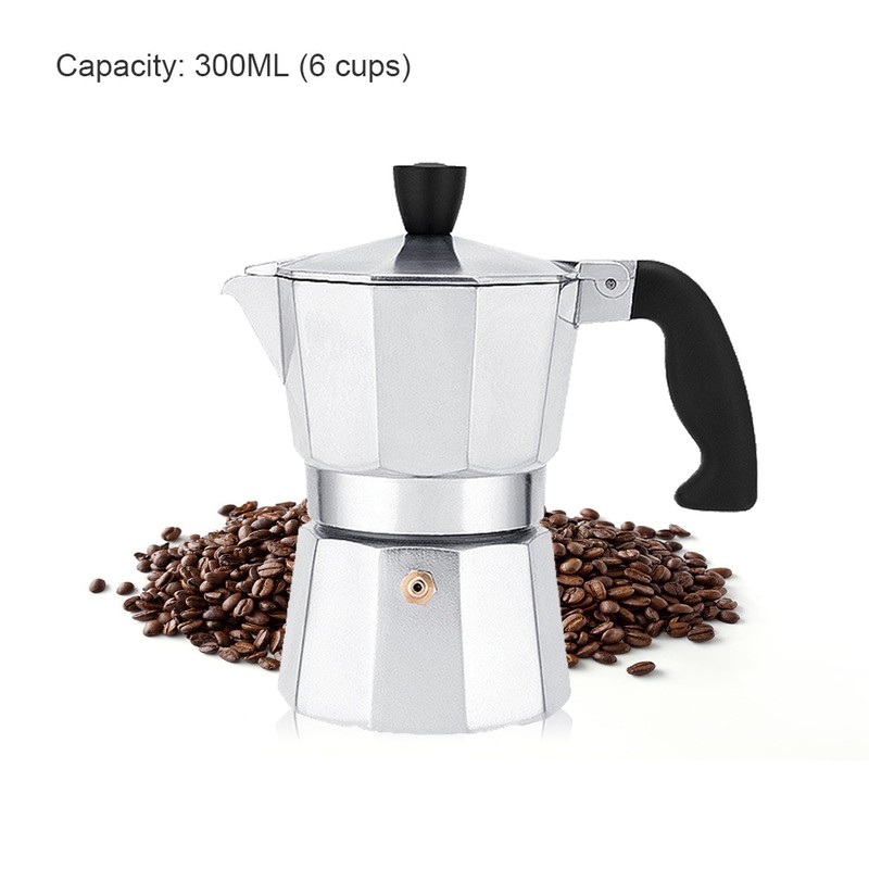 150/300ML Aluminum Coffee Maker Espresso Coffee Pot Metal Coffee Maker
