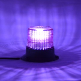 B2L VIOLET PURPLE 12-24 AC DC LED NON-FLASHING STEADY-ON WARNING LIGHT MEDIUM BEACON