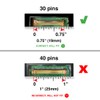 LCDBros Replacement Screen for ASUS VIVOBOOK F512J 30 Pins FHD