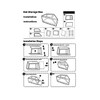 The CapBox 2.0 (2 Pack Clear) Hat Organizer for Baseball