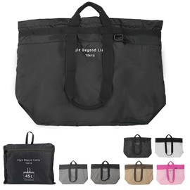 TIAMORA Foldable Shopping Bag, Washable, Shoulder Bag, For Supermarkets, Hanging on Suitcase, Large Capacity Eco Bag, Lightweight, Travel Bag, Shopping Bag, Compact, Stylish, Register Bag, Tote Bag,